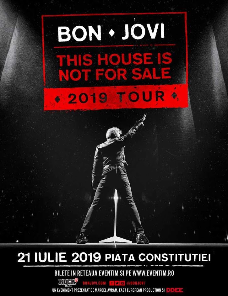 Bon Jovi – “This House Is Not For Sale Tour” in Bucuresti