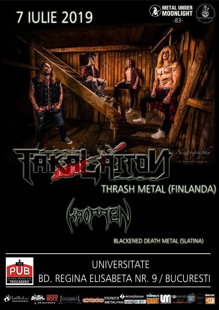 Takalaiton - concert thrash metal finlandez, duminica, la Bucuresti