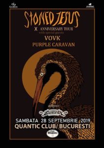 Programul concertului Stoned Jesus, Vovk si Purple Caravan din Quantic Club, 28 septembrie