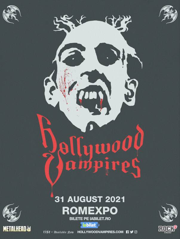 Alice Cooper, Johnny Depp si Joe Perry revin la Bucuresti cu Hollywood Vampires