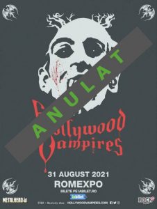 Concertul The Hollywood Vampires s-a anulat!