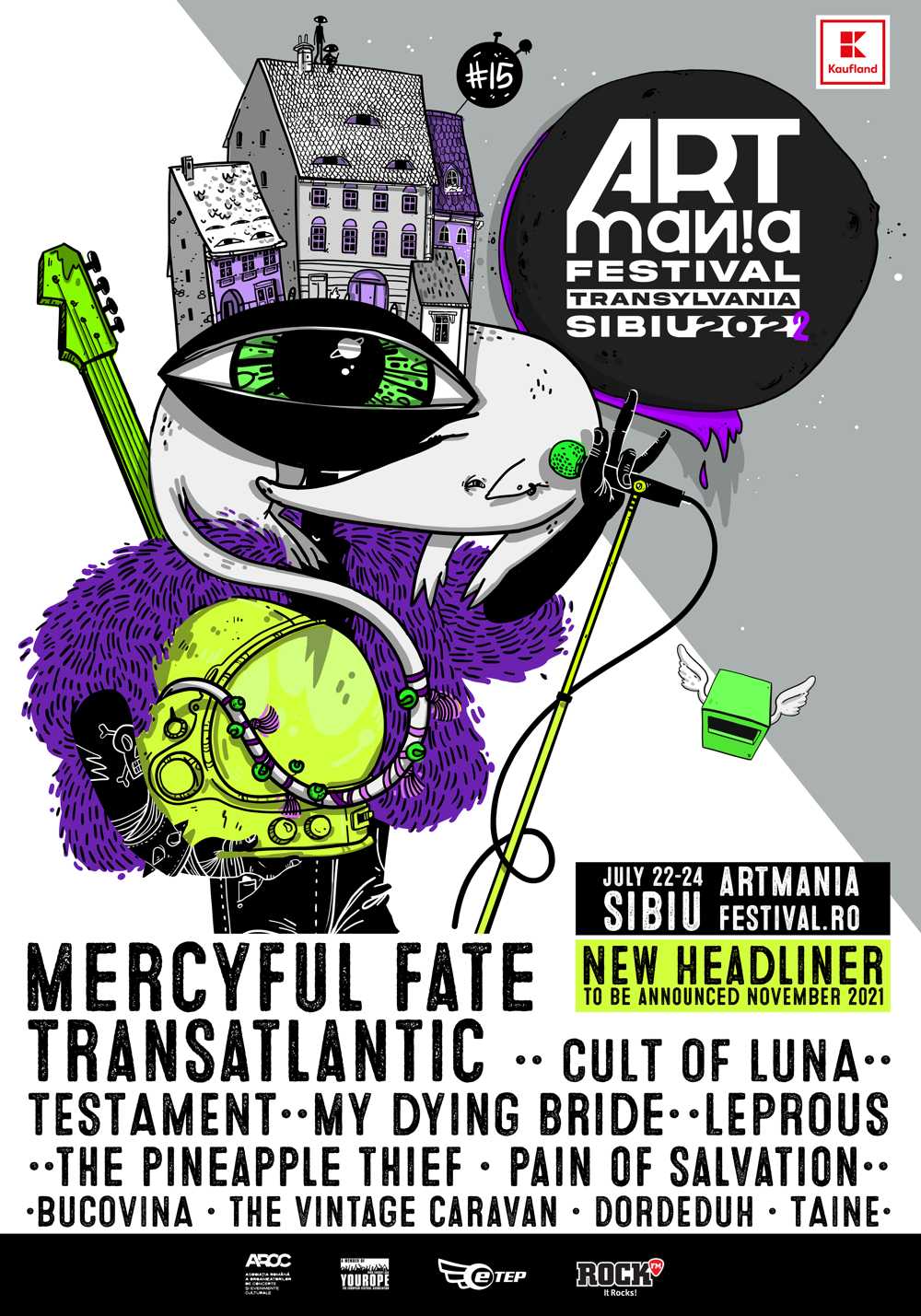  Legendara trupă Mercyful Fate vine la ARTmania Festival 2022 împreună cu Pain of Salvation, Leprous și Dordeduh