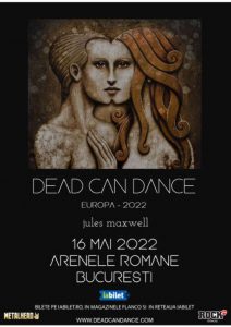 Jules Maxwell deschide concertul Dead Cand Dance de la Arenele Romane
