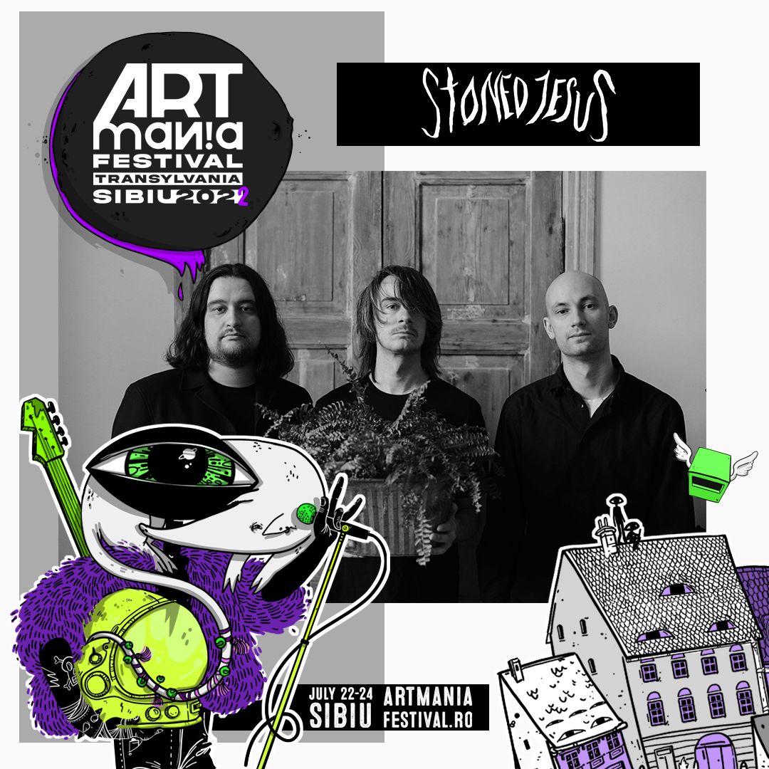 Stoned Jesus, trio-ul ucrainean de psych rock, vine la ARTmania Festival 2022