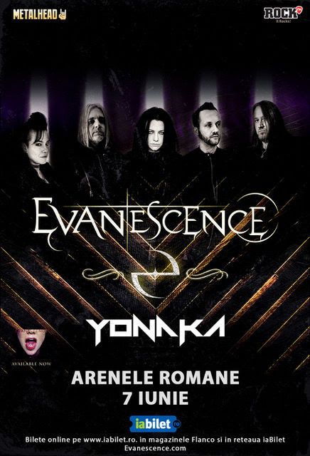 Concert Evanescene pe 7 iunie la Bucuresti: Program si reguli de acces