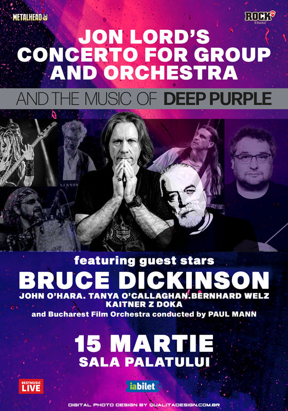 Bruce Dickinson - The Music of Jon Lord si Deep Purple la Sala Palatului
