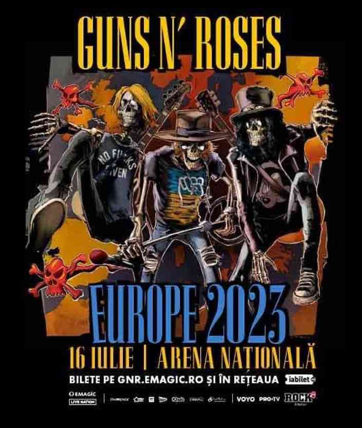 Concert Guns N Roses la Bucuresti