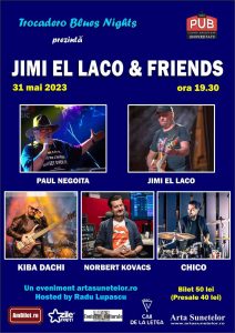 Jimi El Laco & Friends debutează la Trocadero Blues Nights