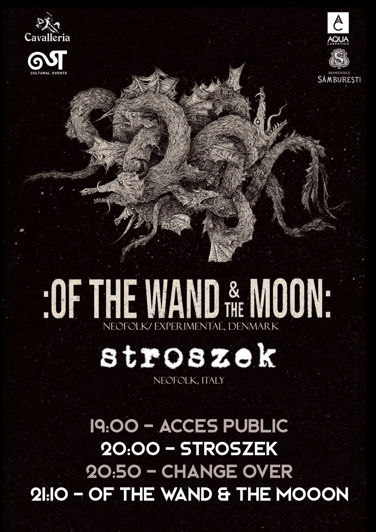 Programul concertului Of The Wand & The Moon si Stroszek