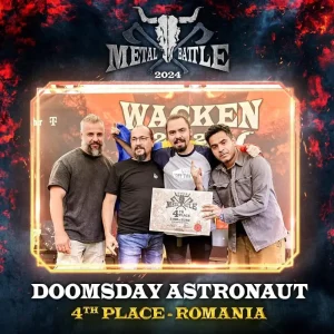 Doomsday Astronaut a obținut locul 4 la Wacken Metal Battle