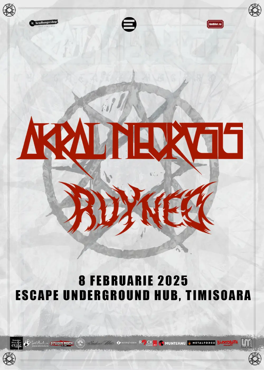 Akral Necrosis concerteaza la Timisoara