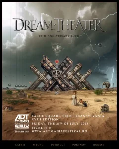 Dream Theater vor concerta la ARTmania Festival în 2025