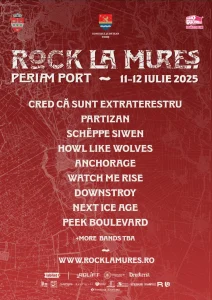 Primii artiști confirmați la Rock la Mureș 2025