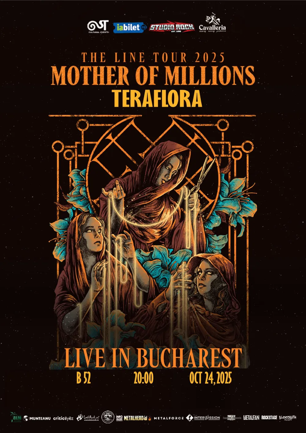 Teraflora canta alaturi de Mother of Millions in B52