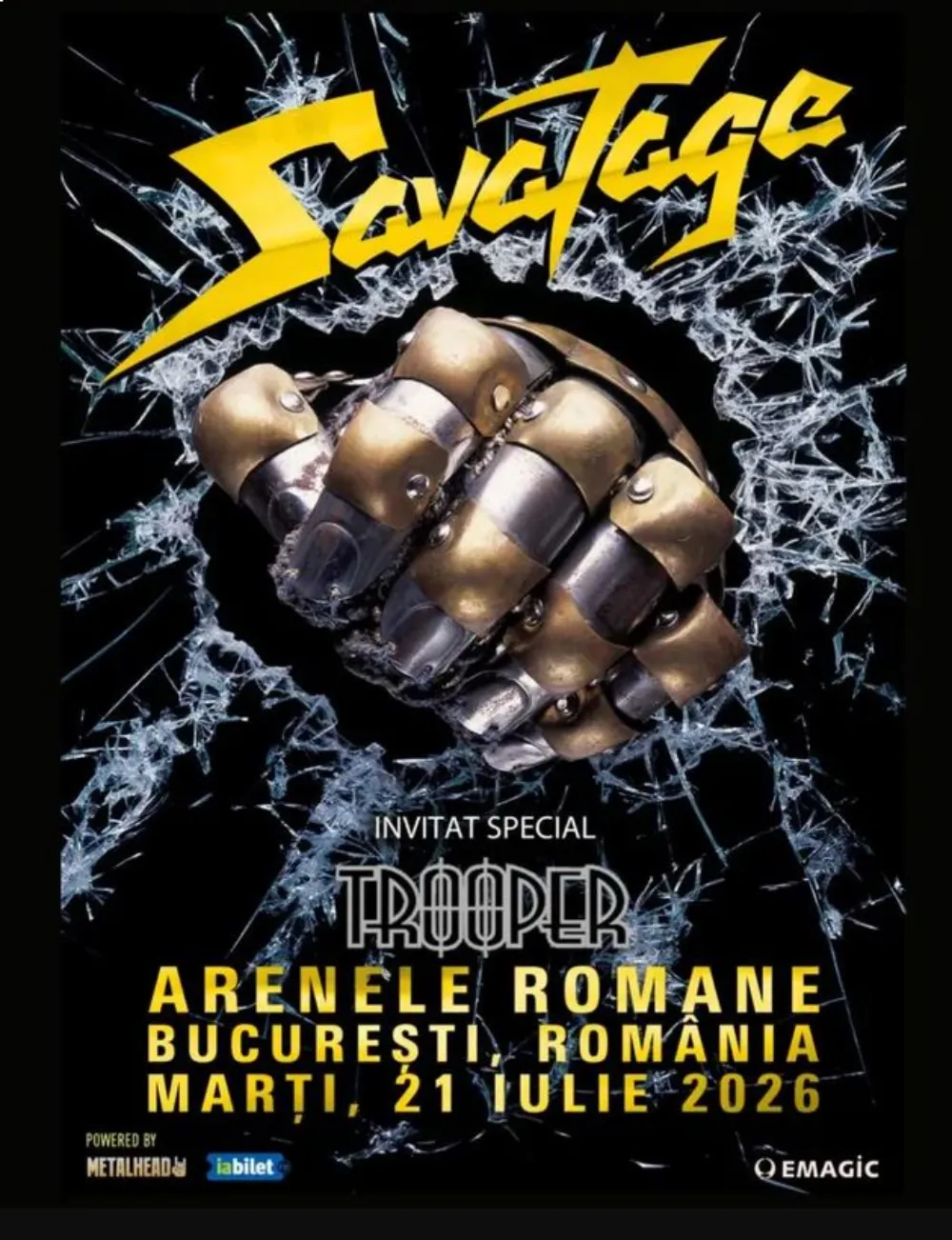 Savatage in concert la Bucuresti