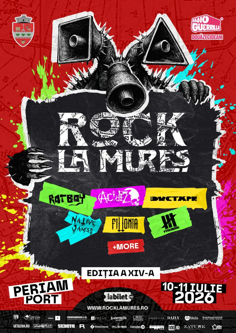 Rock la Mureș anunță primul val de artiști pentru ediția 2026