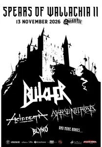Primele confirmari la Spears of Wallachia Festival II